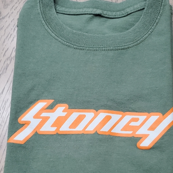 Stoney green tshirt with logo and graphics on the back size small - Picture 4 of 4